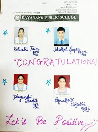 Dayanand Public School Results - 100%