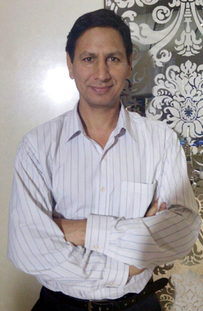 Sukhwinder Singh, writer, director and producer of the film "Desi Bands"