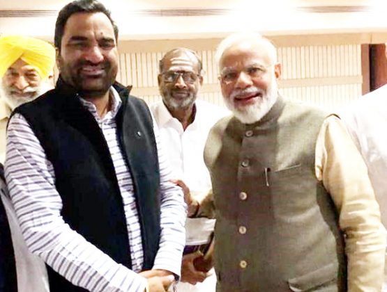 Hanuman Beniwal With PM Modi