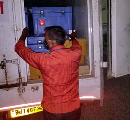 Vaccine dose reached Bikaner