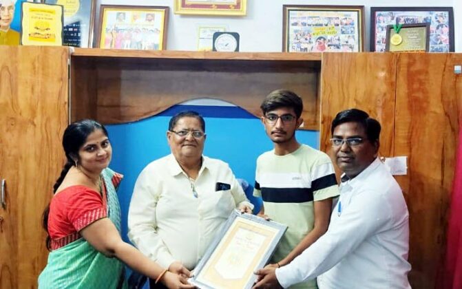 Basic PG college student Hari Kishan Kumawat's fifth place in the state level examination