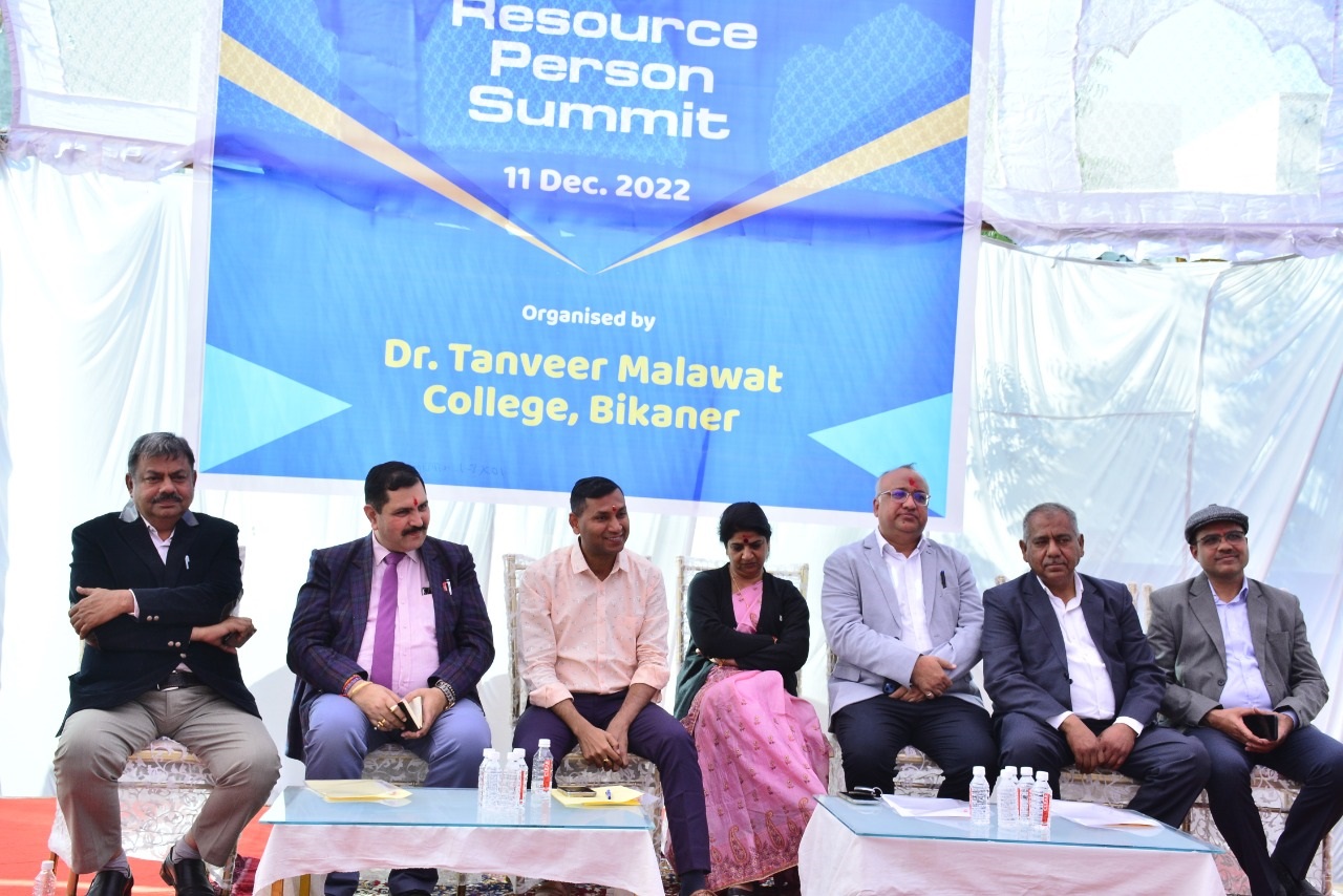 Resource Person Summit organized by Dr. Tanveer Malavat College