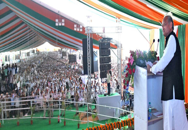 Ashok Gehlot In Jasrasar Bikaner