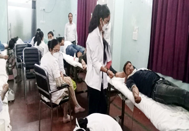 Youth donated blood
