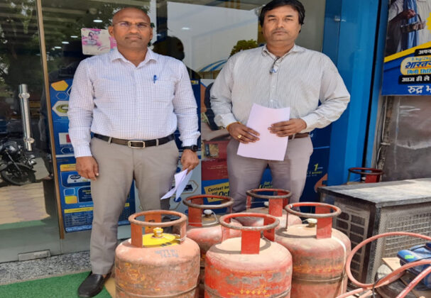 Illegal gas cylinder refilling