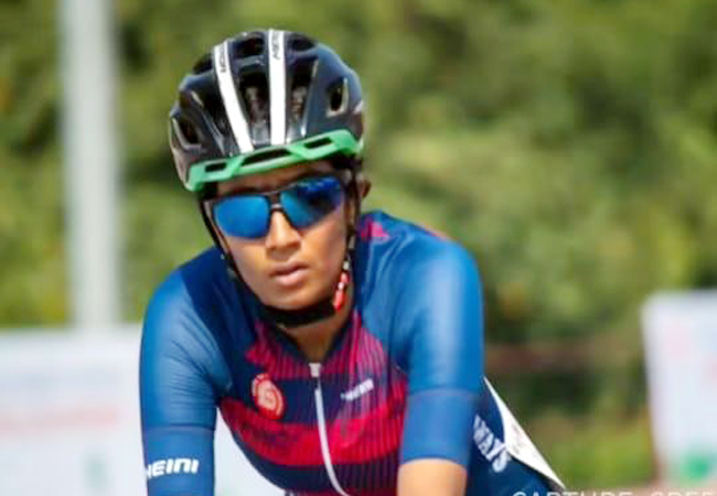 Monika Jat cyclist Karmisar Bikaner