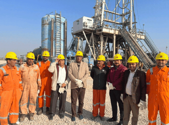 Inspection of oil drilling in the nal