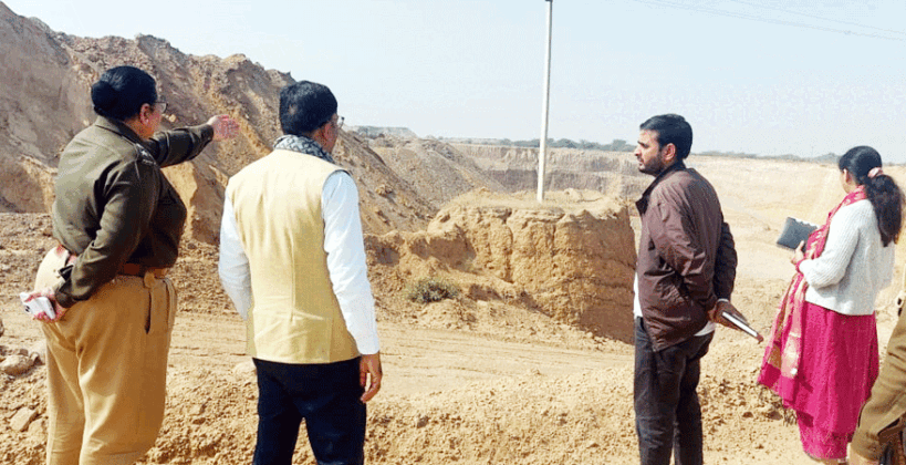 Illegal Mining Area In Bikaner