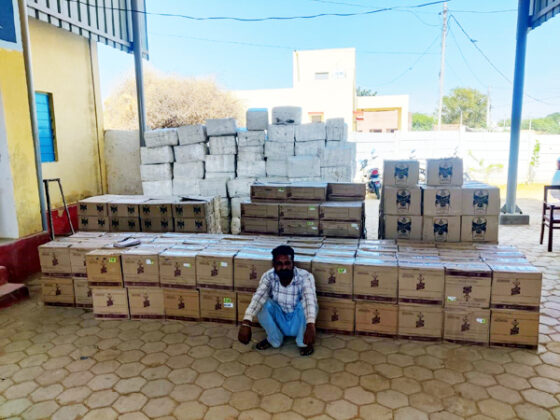 Illegal liquor seized in Bikaner