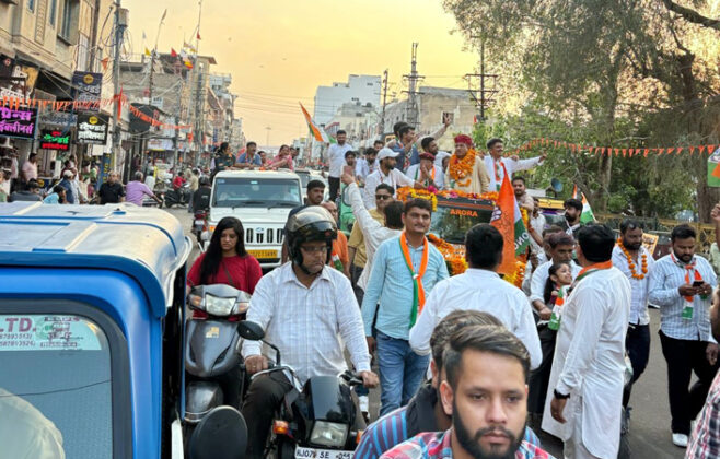 Govindram Meghwal rally