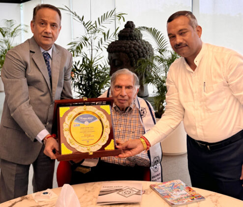 Renowned industrialist Ratan Tata honored with Anuvrat Award-2023