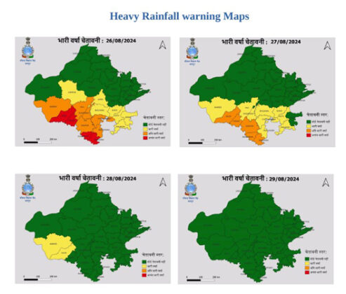 heavy rain in rajasthan