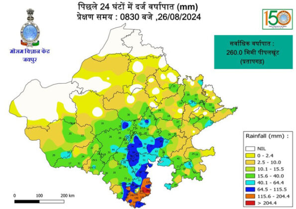 rajasthan weather update