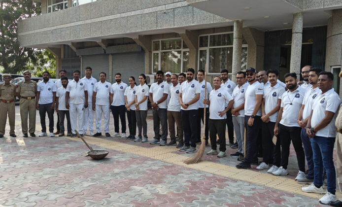 Cleanliness drive organized in Central Goods and Services Tax, Audit and Customs Office