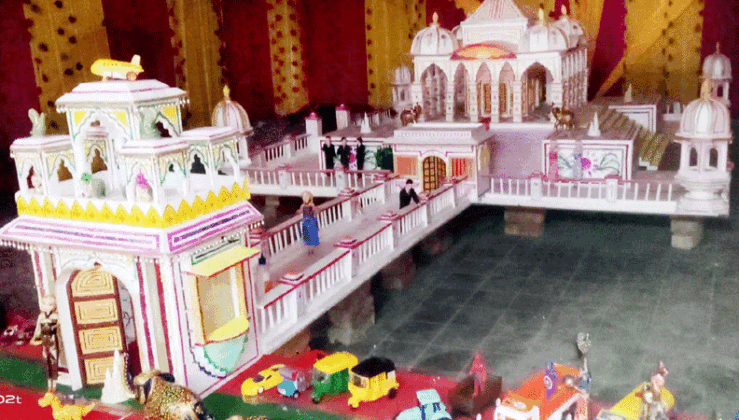 Replica of Pavapuri Shrine