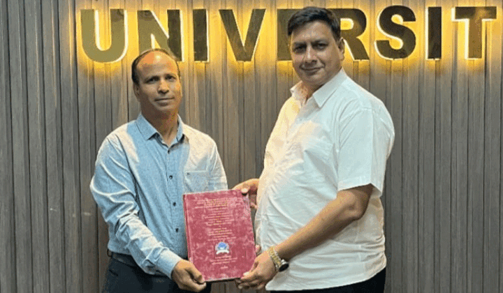 Hitendra Maru gets PhD award