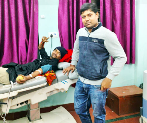 Bikaner Blood Seva Samiti's blood donor saved the life of a cancer patient