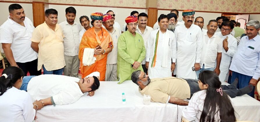 Blood donation camp in bikaner