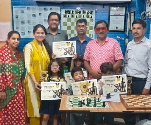 District Chess Association Secretary Anil Bora