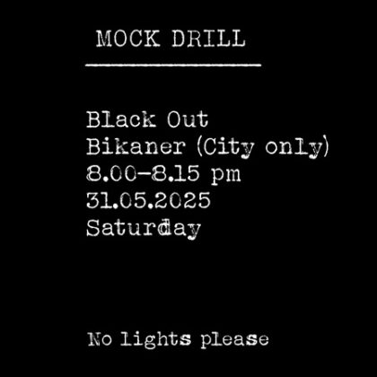 blackout in bikaner