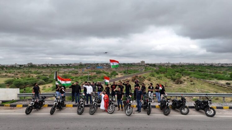 Tiranga Bike Rally in Bikaner
