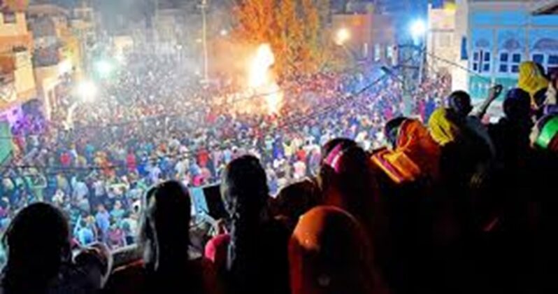 Holika Dahan in Bikaner