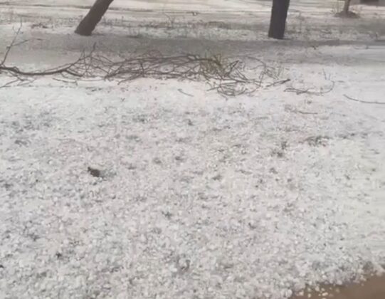 Hailstorm in Bikaner
