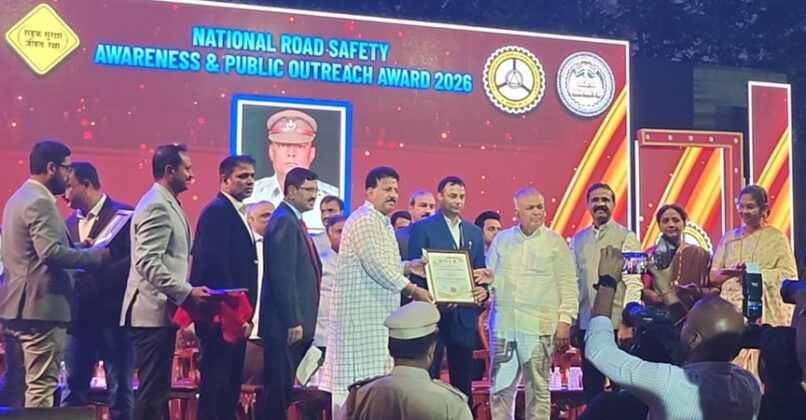 Inspector Dinesh Singh Honored with the “National Road Safety Excellence Award 2026”