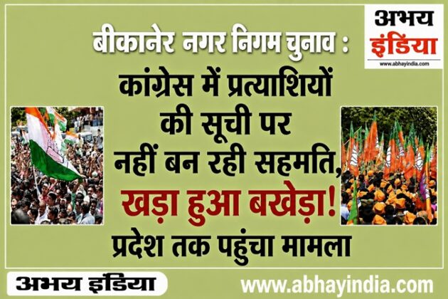 bikaner congress election
