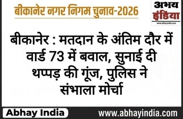 Bikaner Ward 73 Hot Seat election