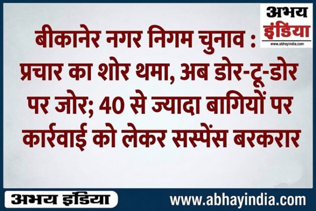 bikaner election 2026