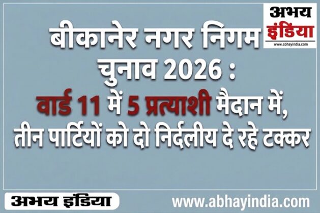 bikaner nagar nigam ward 11