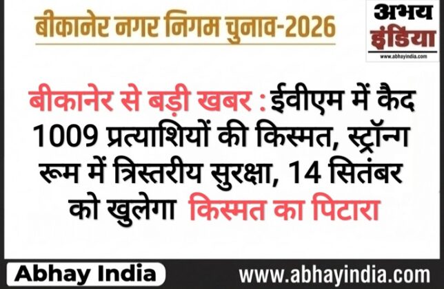 nagar nigam bikaner election 2026